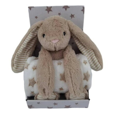 Fleecefilt Beige Stjrna & Gosekanin Beige