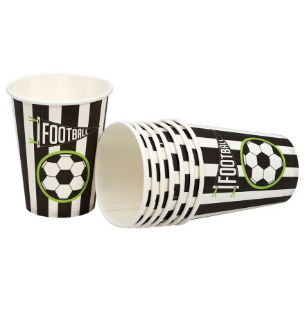 Pappersmuggar Fotboll, 8-pack