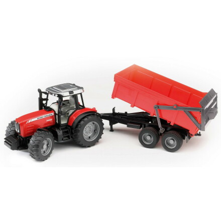 Bruder Massey Ferguson 7480 med rtt tippslp