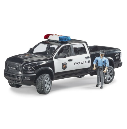 Bruder RAM 2500 Polisbil med Figur