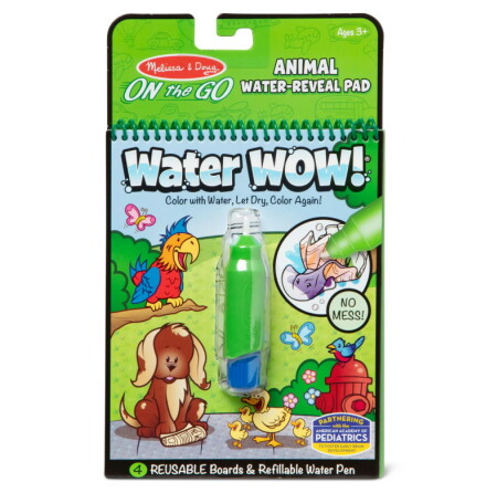 Melissa & Doug Water WOW! Animals Water Reveal Pad