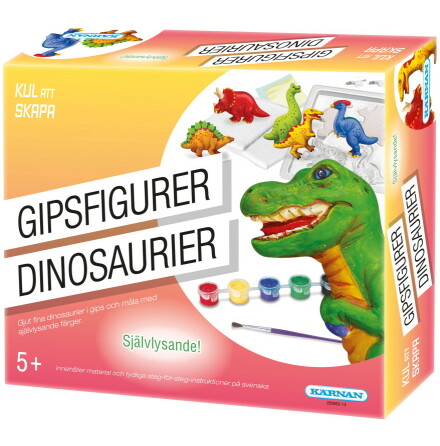 Kul att skapa Gipsfigurer Dinosaurier