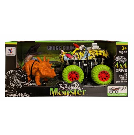 Monster Truck 4x4 Dino, 26 cm, Triceratops
