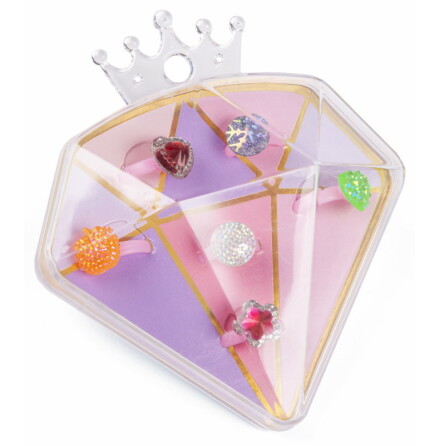 4Girlz Prinsessringar Set, 6st