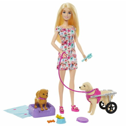 Barbie Walk and Wheel Pet Playset