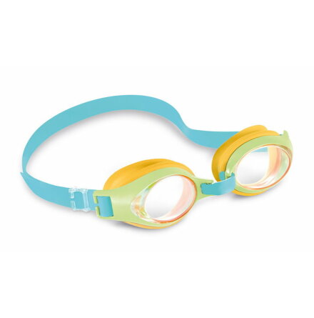 Intex Junior Goggles Simglasgon, Grn/Gul/Bl
