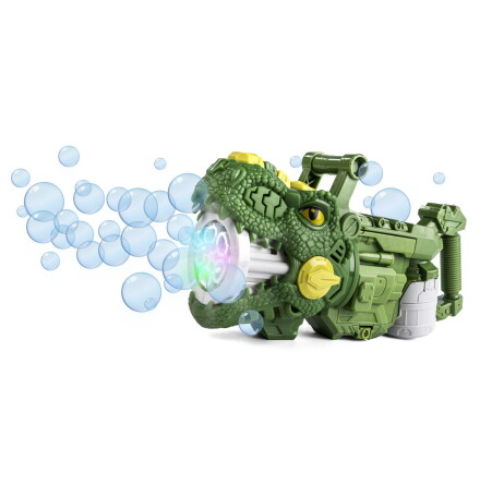 4Kids Batteridriven dinosaurie-spbubbelpistol med ljus