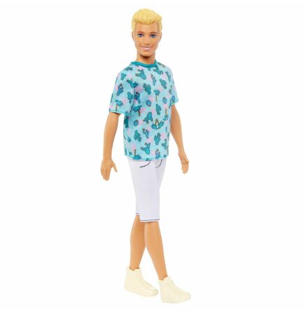 Barbie Ken Docka, Blond med Kaktus T-Shirt