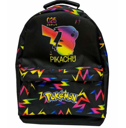Pokmon Neon Stor Ryggsck, 43x30x14cm