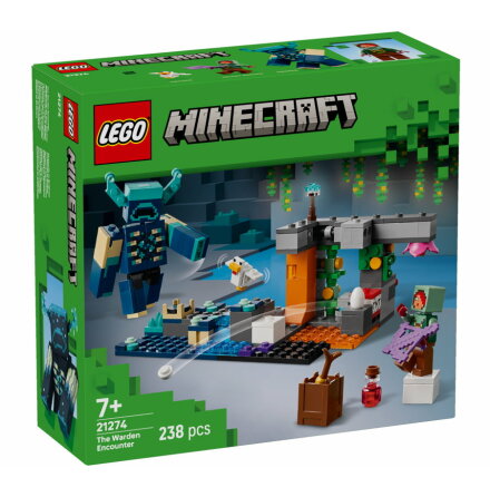 Lego Minecraft Mtet med vktaren