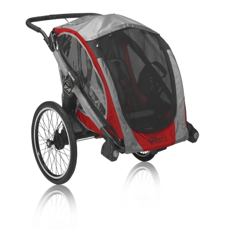Baby Jogger POD inkl. jogginghjul och cykelset, Crimson Grey