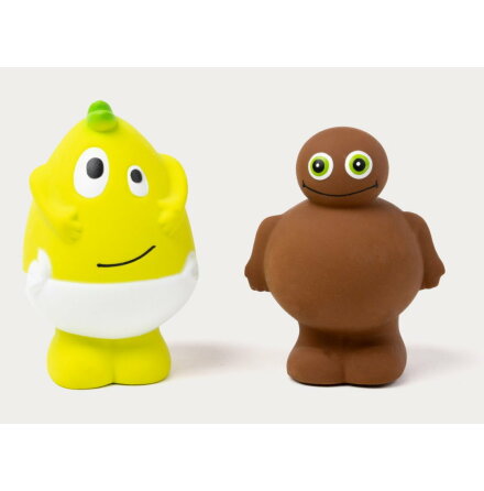 Teddykompaniet Babblarna, Figurer i naturgummi, Babba/Dadda