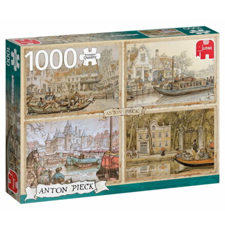 Pussel Kanalbtar (Anton Pieck) 1000 bitar, Jumbo
