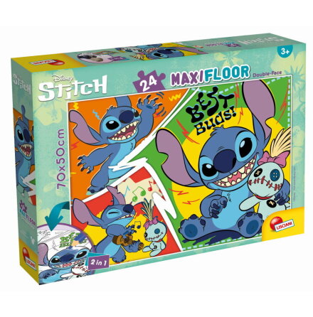 Maxi Golvpussel, Stitch, Lisciani