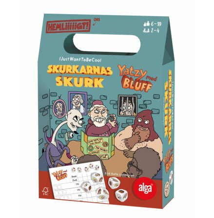 Alga Yatzy med bluff - Skurkarnas skurk