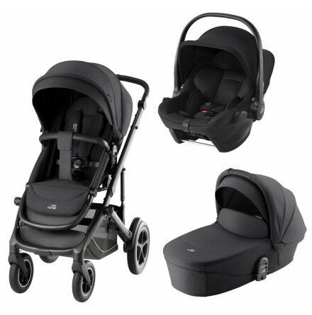 Britax Smile 5Z Duovagn Carbon Black inkl Baby-Safe CORE, Space Black