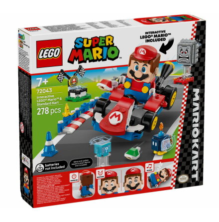 Lego Super Mario Kart - Interaktiv LEGO Mario & Standard Kart
