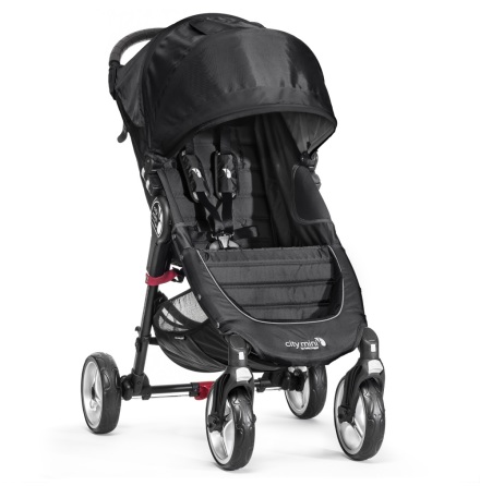 Baby Jogger City Mini 4-Wheel, Black/Gray