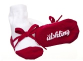 Socka ballerina röd älskling
