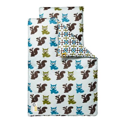 Silly U Forest Bddset Baby blue vagn/vagga