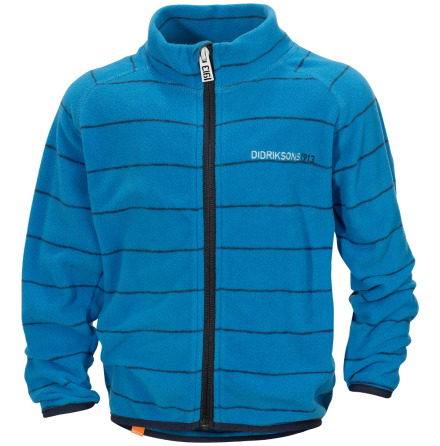 Monte Mnstrad Microfleece Barnjacka, Teal Stream