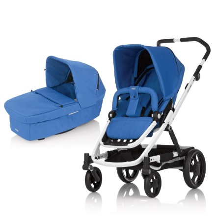 Britax Go Sittvagn + Liggdel, Blue Sky