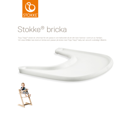 Stokke Tray, White