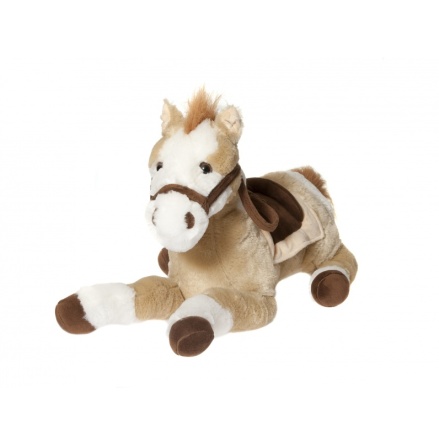 Häst med sadel 105cm