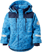 Hamres Mönstrad Barnjacka, Teal Tepee