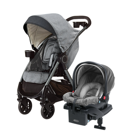Graco Fast Action Fold DLX Resesystem, Dove Grey