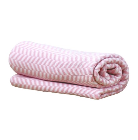 Vinter & Bloom Filt Herringbone, Cameo Pink