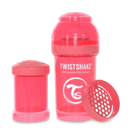 Twistshake Nappflaska Anti-Kolik-180ml, Peach