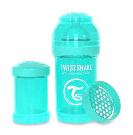 Twistshake Nappflaska Anti-Kolik-180ml, Turkos