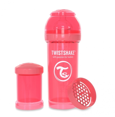 Twistshake Nappflaska Anti-Kolik-260ml, Peach