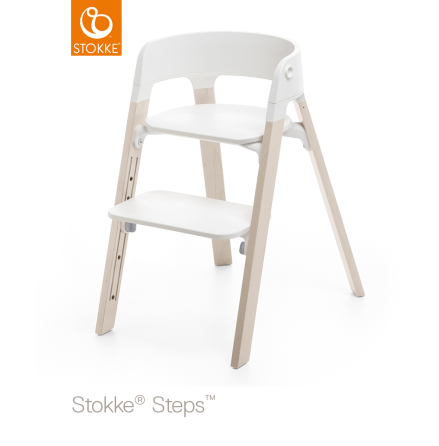 Stokke Steps Chair matstol, Whitewash
