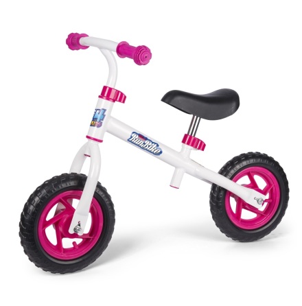 4-Kids Mini g/spring cykel, Vit/Rosa