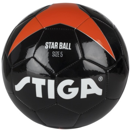 Stiga Fotboll Star Ball 5, Svart/Orange