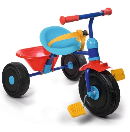 Baby Buddy Trehjuling, Röd/Blå