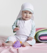 Sunseal Sun Suit UPF 50+, Vit/Ocean