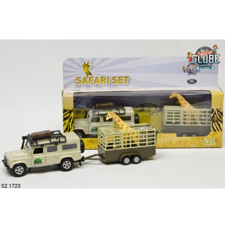 Safari Set Landrover med giraff