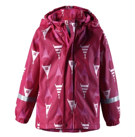 Reima Fleecefodrad regnjacka Koski, Dark Berry