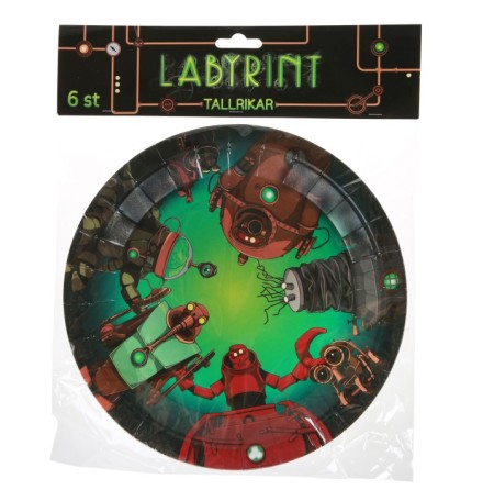 Labyrint Tallrikar 6st