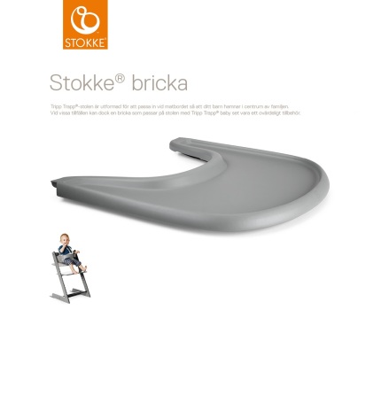 Stokke Tray, Storm Grey