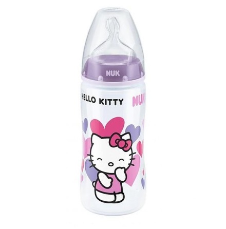 NUK Hello Kitty First Choice + PP-Flaska Silikon, 300ml