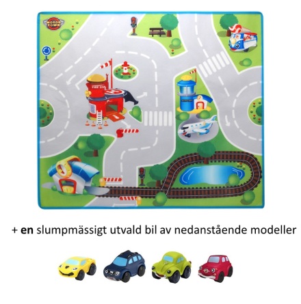 Motortown Lekmatta med 1 bil