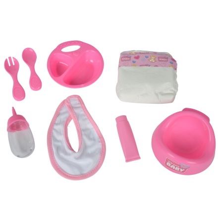 New Baby Born Matning & Potta Set, Rosa