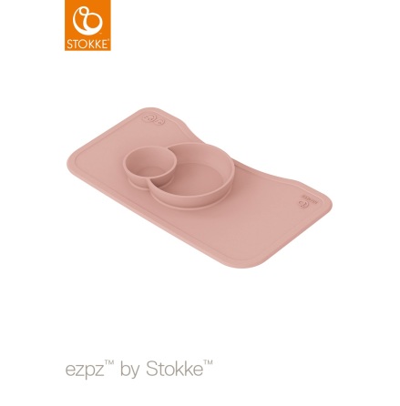 Stokke ezpz Silikon Underlägg för Stokke Steps Tray, Pink