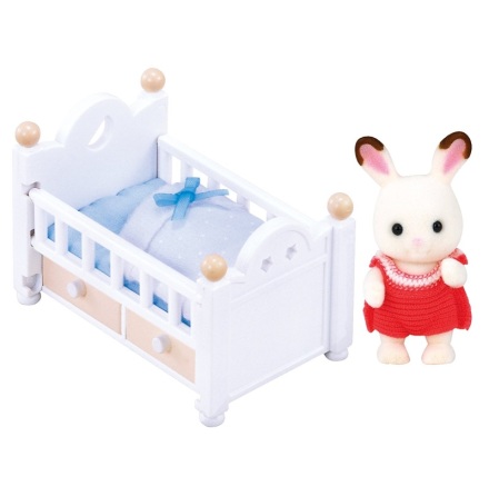 Sylvanian Families Chokladkaninbebisen (med sng)