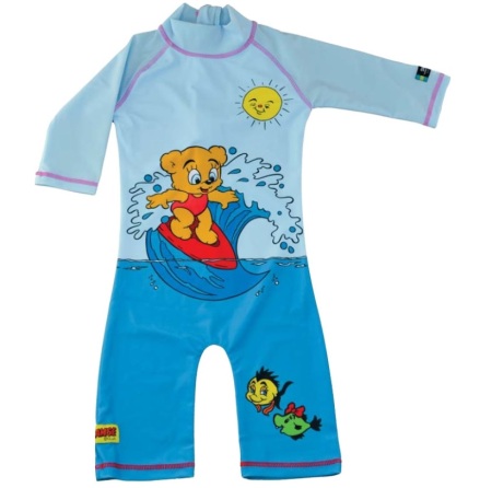 Swimpy UV-drkt Bamse, Turkos