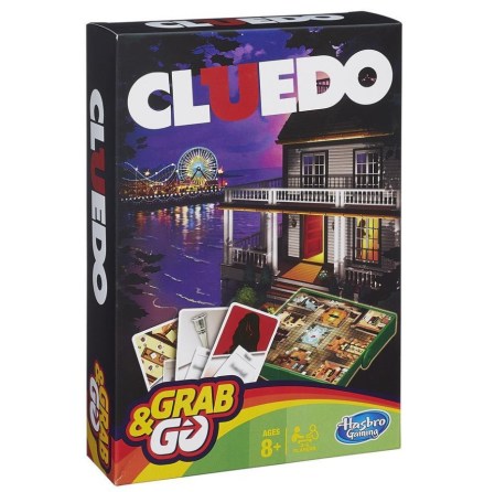 Hasbro Cluedo Grab & Go Game Resespel